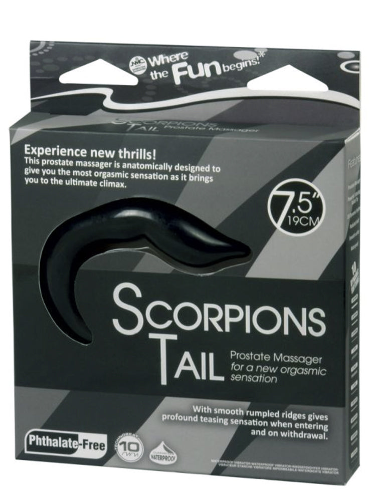 Scorpions Tail 7,5 inch PVC Waterproof | Prostate Massager